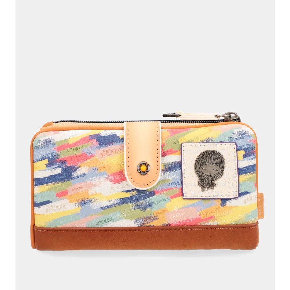 Carteira Rfid Grande E Flexível Anekke Magic Souls