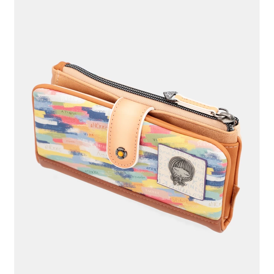 Carteira Rfid Grande E Flexível Anekke Magic Souls