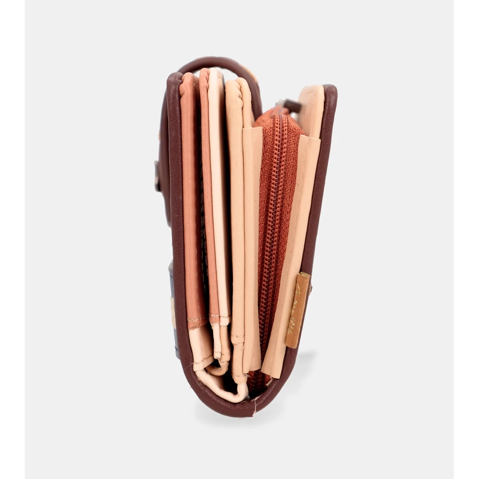 Anekke Tribe RFID-portemonnee Met Medium Etnische Print