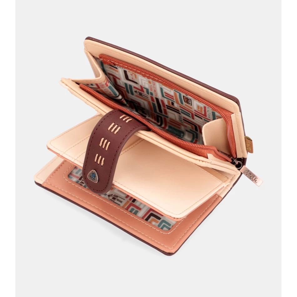 Anekke Tribe RFID-portemonnee Met Medium Etnische Print