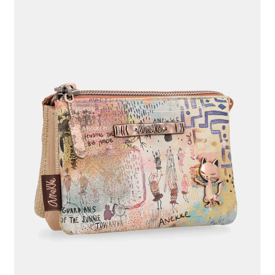 Anekke Tribe triple compartment purse