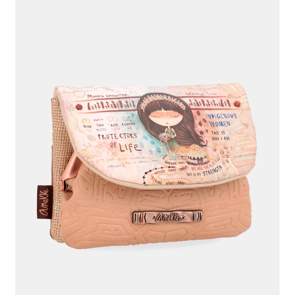 Anekke Menire flap coin purse