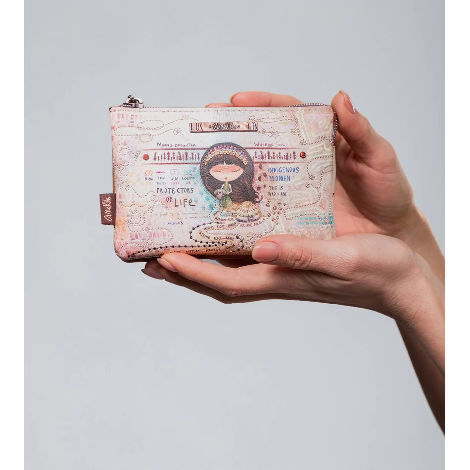 Anekke Menire Portemonnee Met Drie Compartimenten