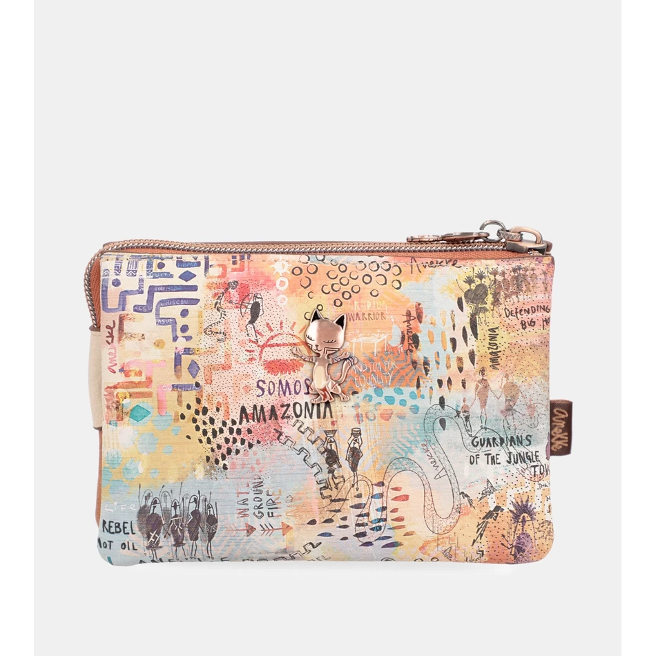 Anekke Menire Portemonnee Met Drie Compartimenten