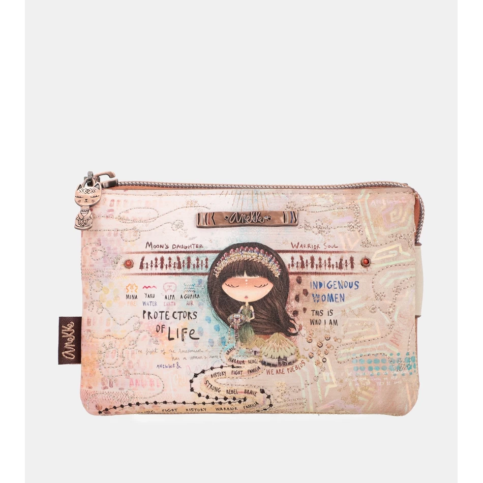 Anekke Menire Portemonnee Met Drie Compartimenten