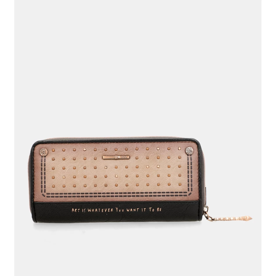 アネッケ松園 ラージ ブラック RFID ウォレット