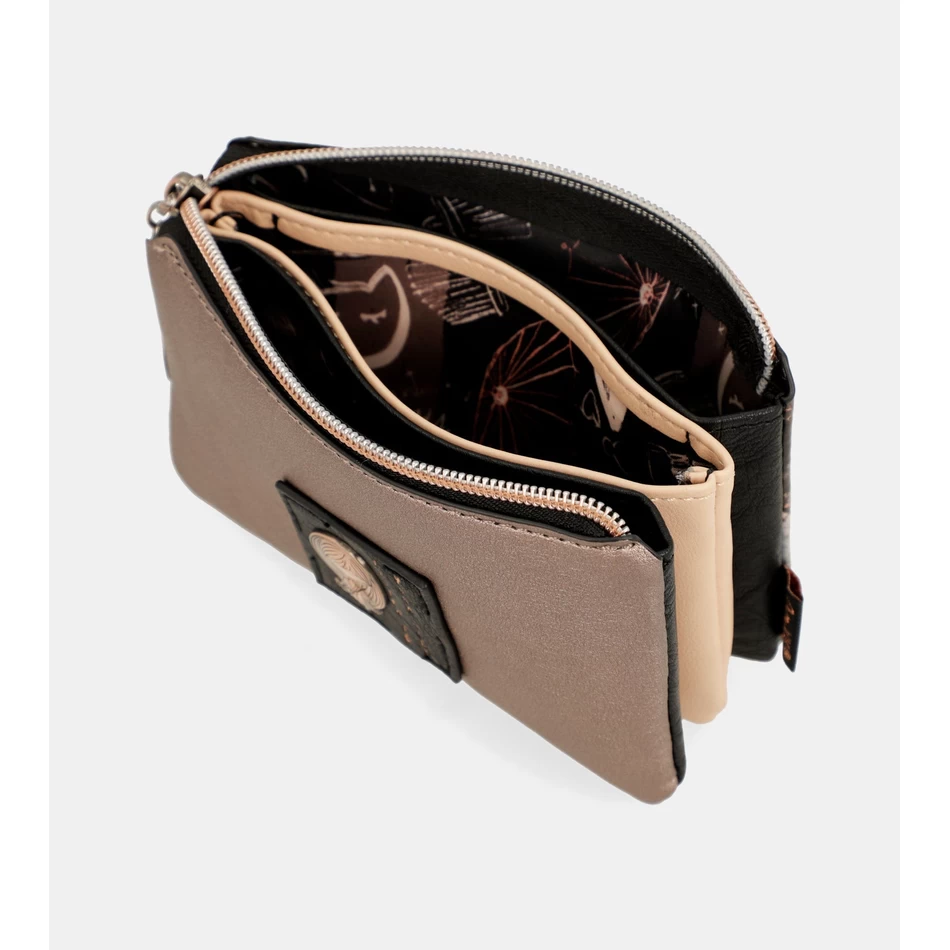 Anekke Shōen Palet Portemonnee Met Drie Compartimenten