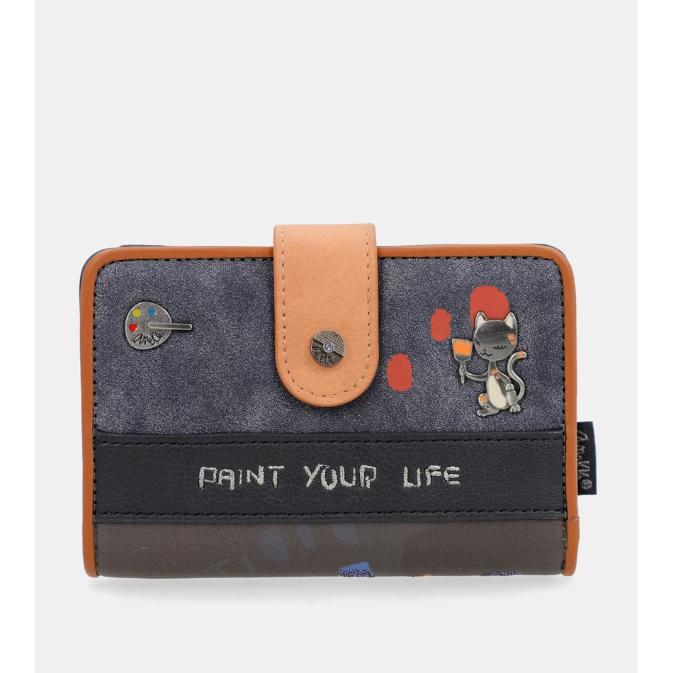 Anekke Eigentijdse Medium Rfid-portemonnee Eigentijds