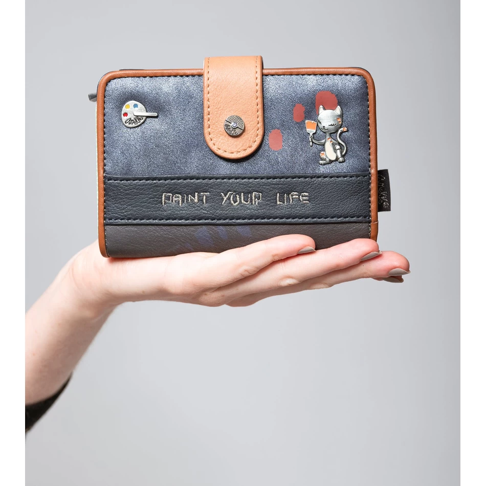 Anekke Eigentijdse Medium Rfid-portemonnee Eigentijds