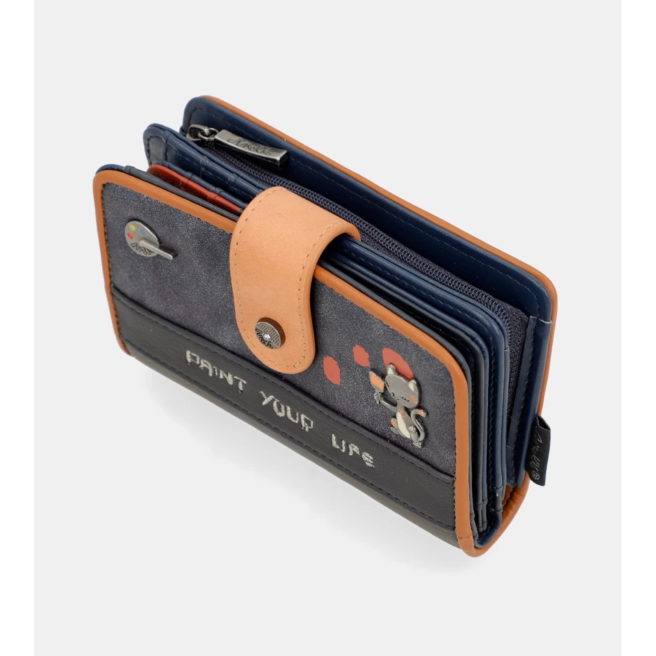 Anekke Eigentijdse Medium Rfid-portemonnee Eigentijds