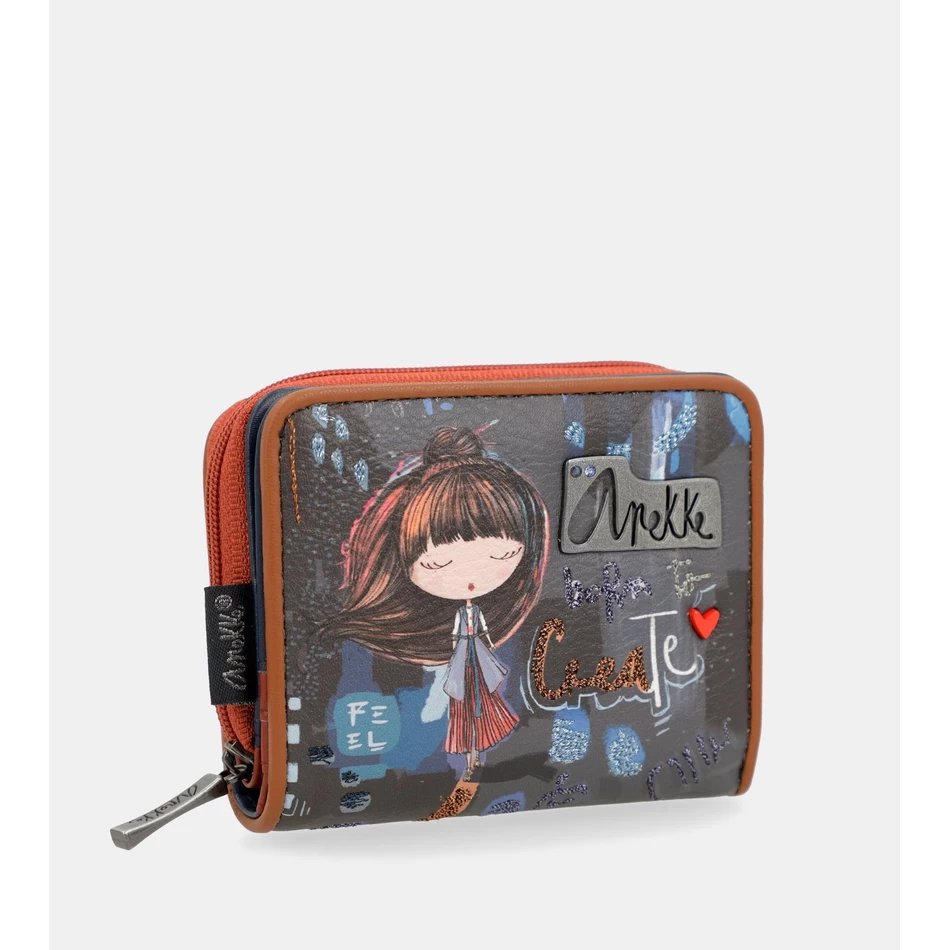 Anekke محفظة صغيرة معاصرة بموجات الراديو