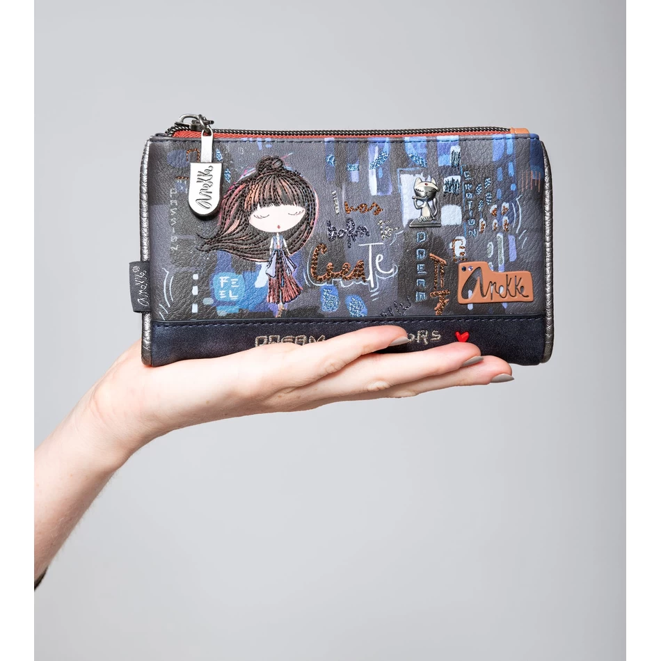 Anekke Contemporary Medium Flexible RFID Wallet