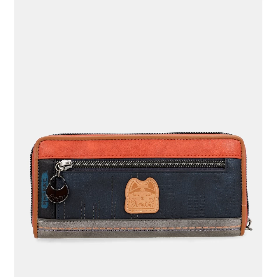 Anekke Contemporary Large Embossed RFID Wallet