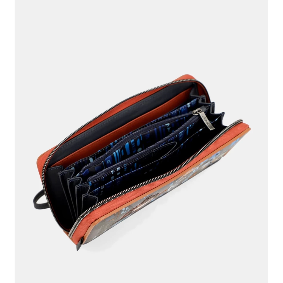 Anekke Contemporary Large Embossed RFID Wallet