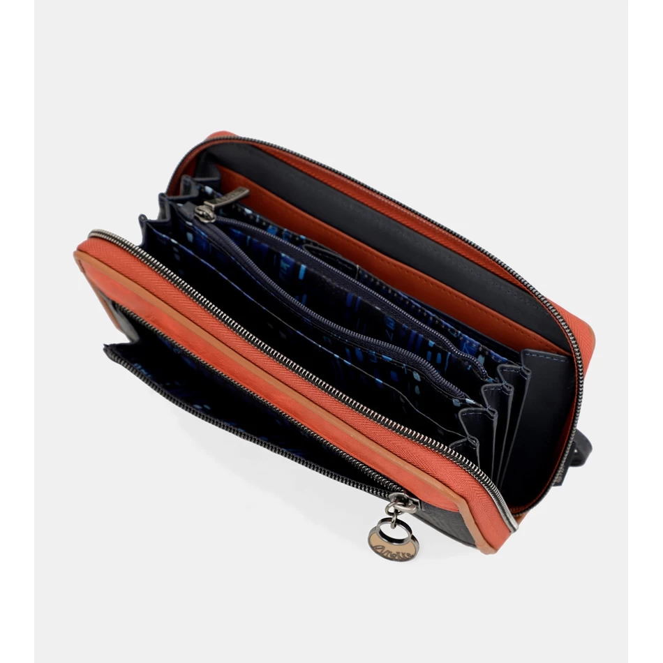 Anekke Contemporary Large Embossed RFID Wallet