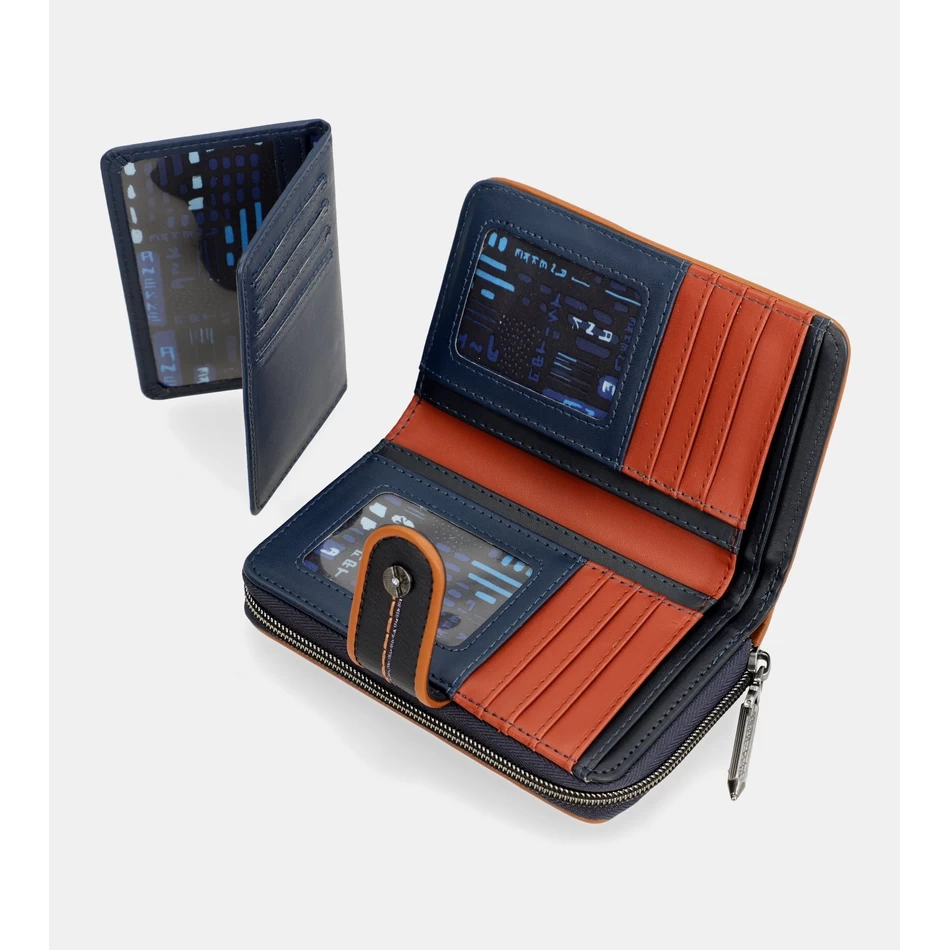 анекке савремени средње рељефни рфид новчаник