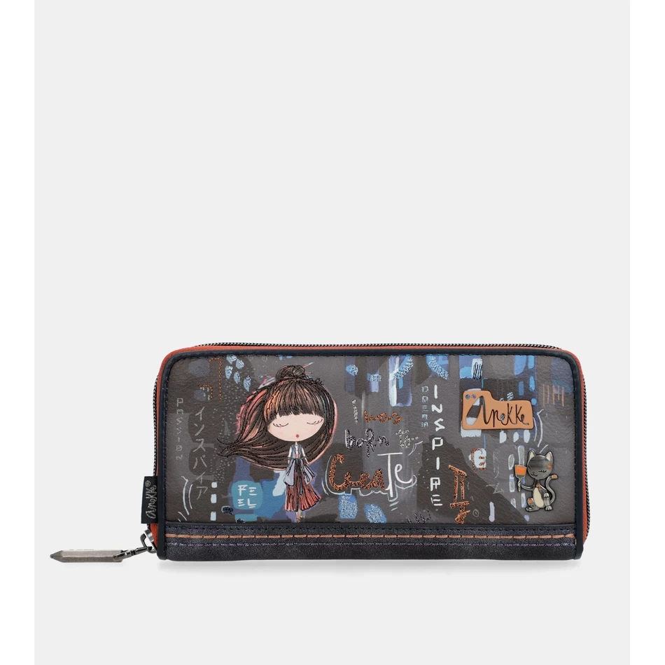 Anekke современный RFID кошелек для паспорта современный