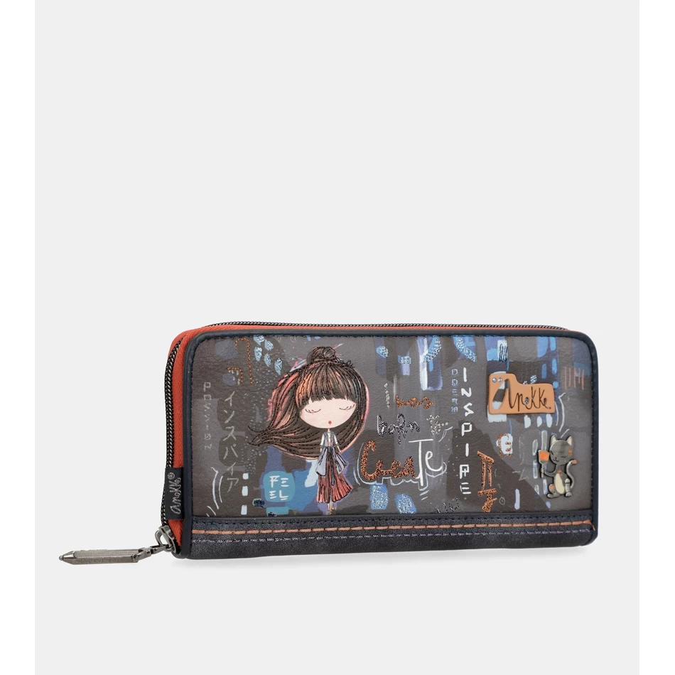 Anekke современный RFID кошелек для паспорта современный