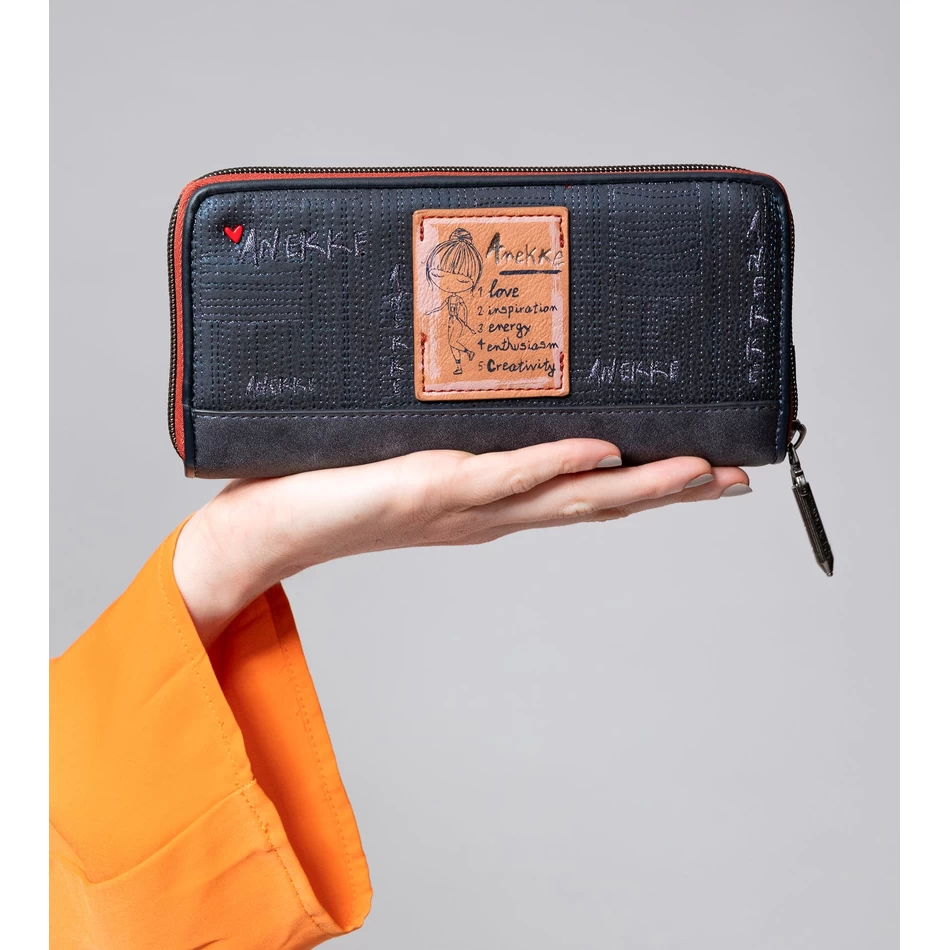 Anekke современный RFID кошелек для паспорта современный