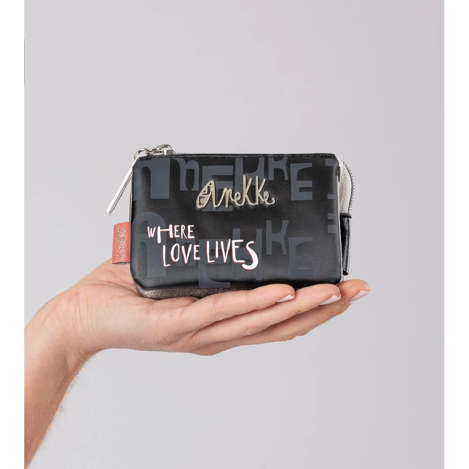 Anekke Nature Sixties triple-compartment coin purse