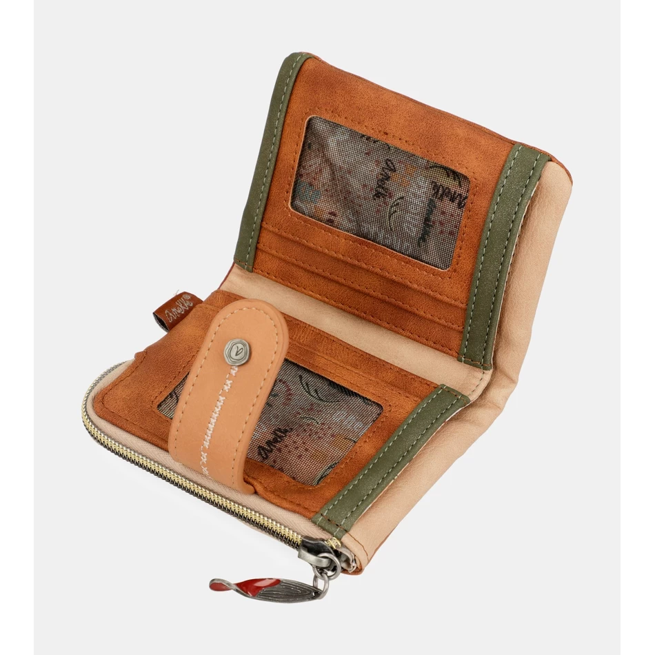 Anekke Flowers ארנק Rfid קטן