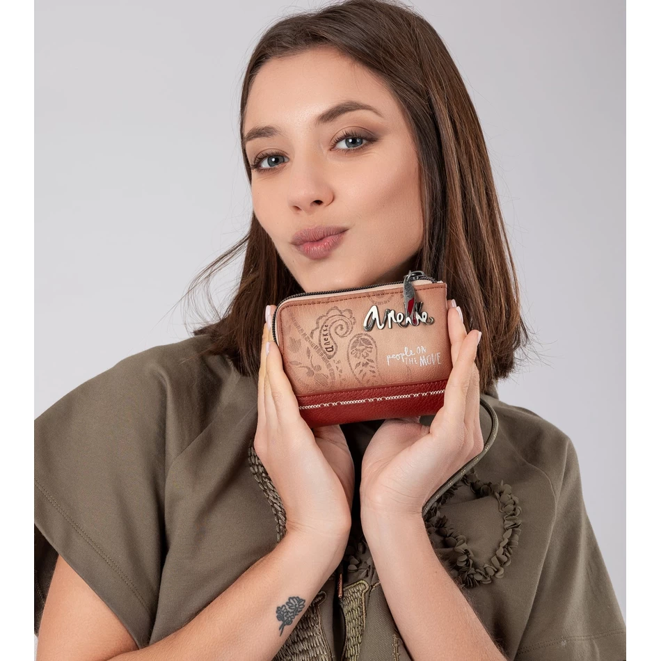 Anekke Flowers ארנק Rfid קטן