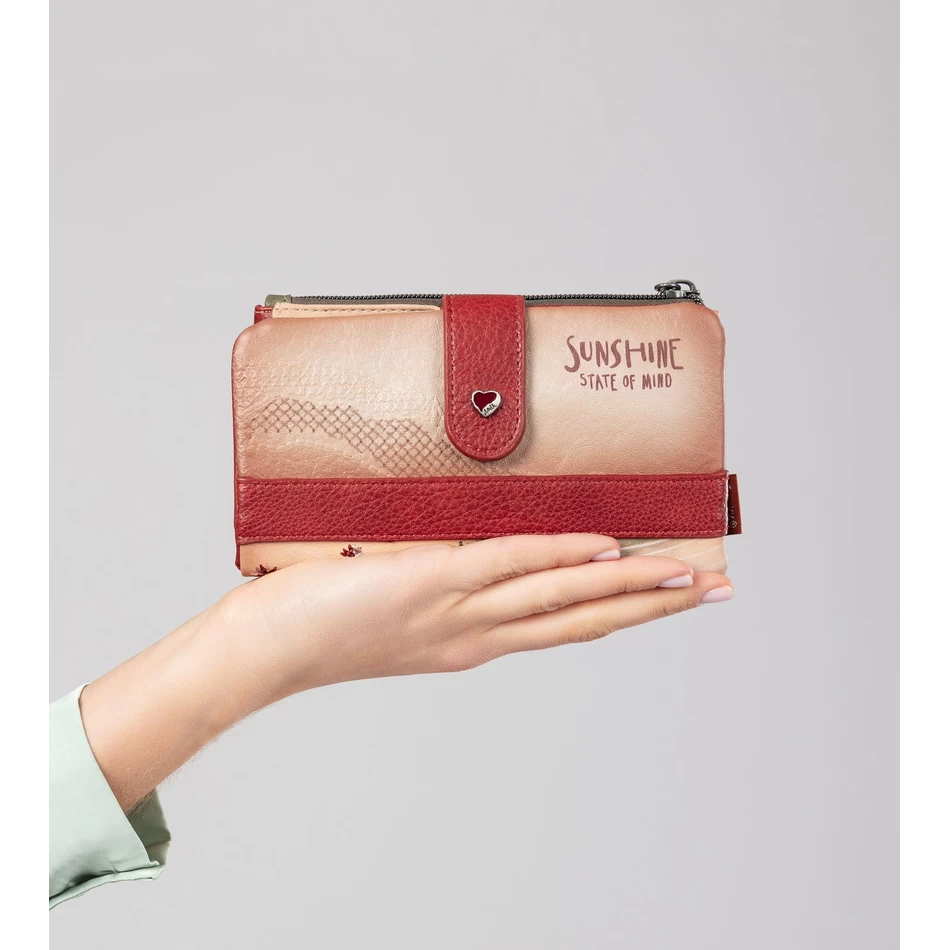 Upogljiva Rfid Denarnica Anekke Peace & Love Kamela