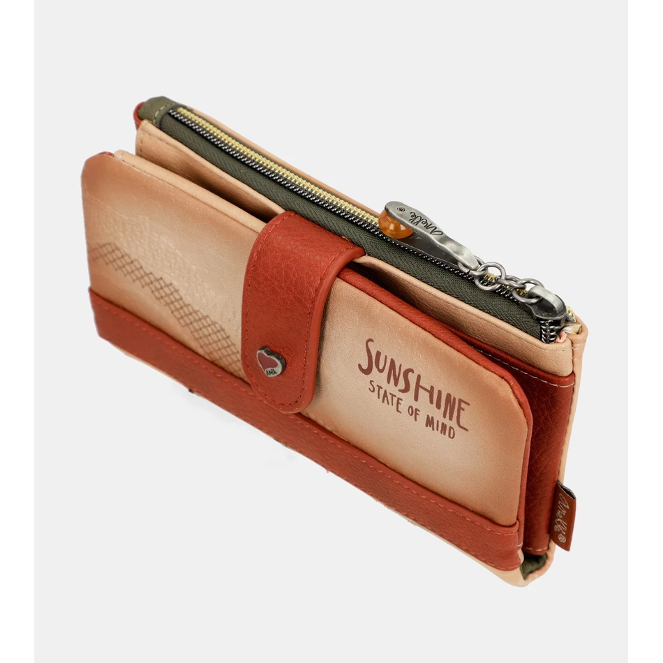 Upogljiva Rfid Denarnica Anekke Peace & Love Kamela