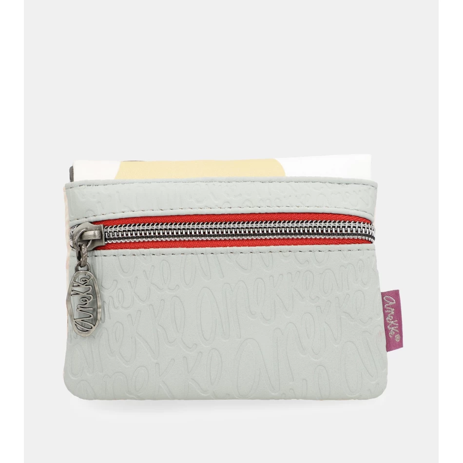 Anekke محفظة النقود المعدنية الأنيقة مع غطاء