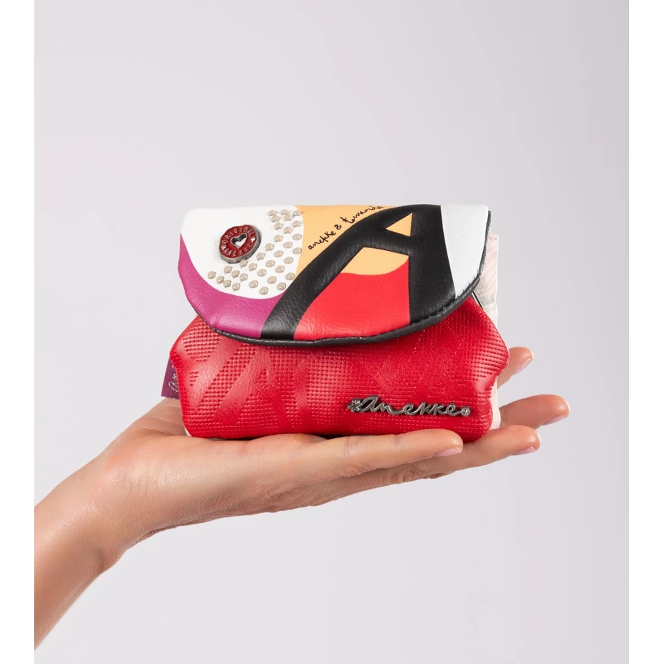 Anekke Fashion coin purse with flap