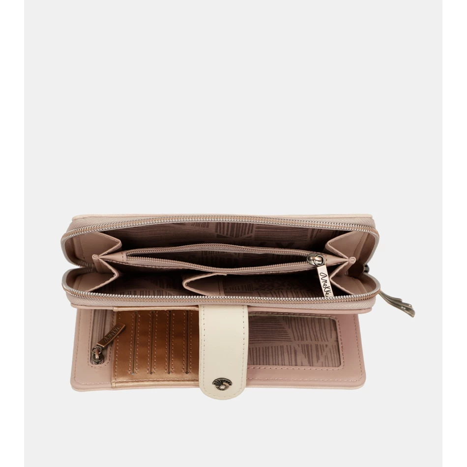 Carteira Rfid Nua Do Estúdio Anekke