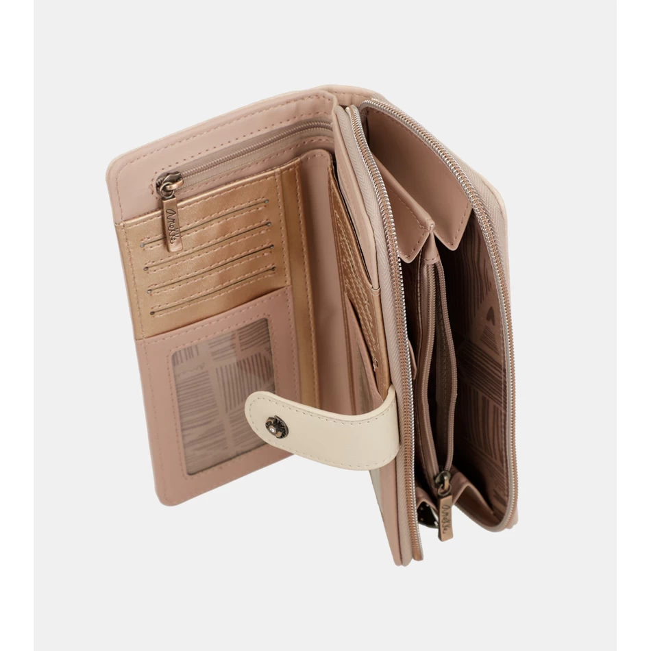 Carteira Rfid Nua Do Estúdio Anekke