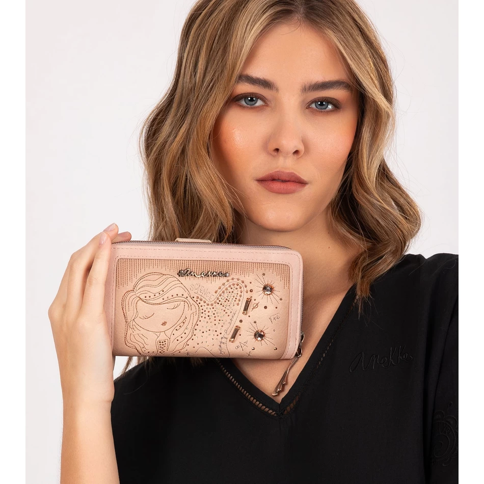 Carteira Rfid Nua Do Estúdio Anekke