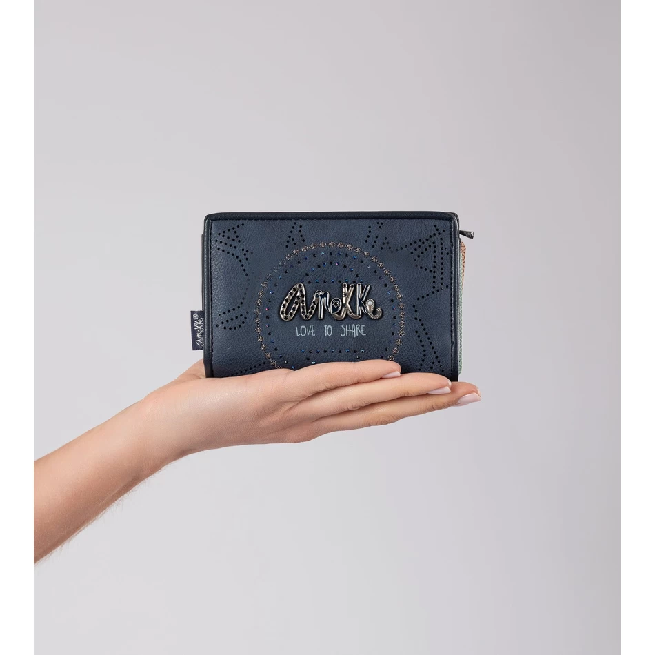 Anekke Studio Tamnoplavi Mali Rfid Novčanik