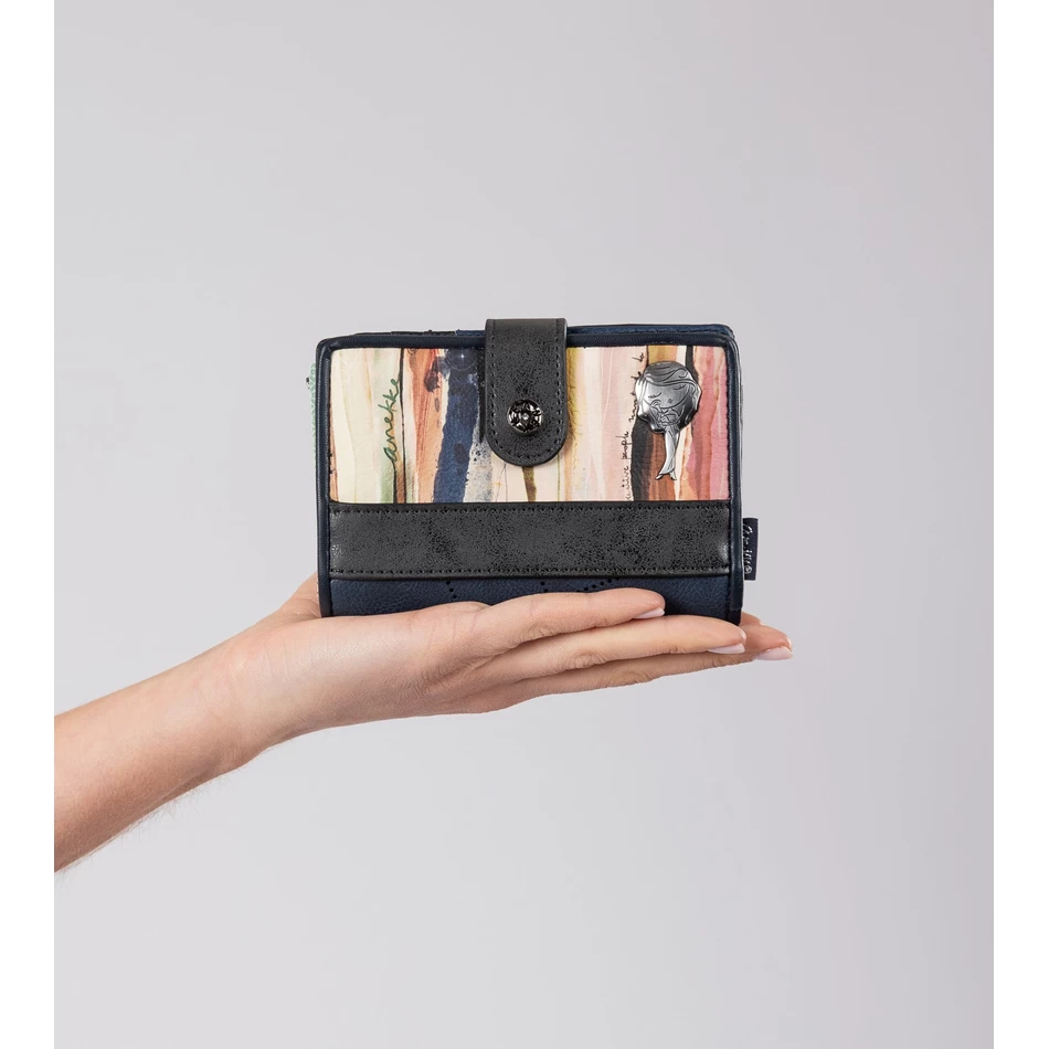 Anekke Studio Tamnoplavi Mali Rfid Novčanik