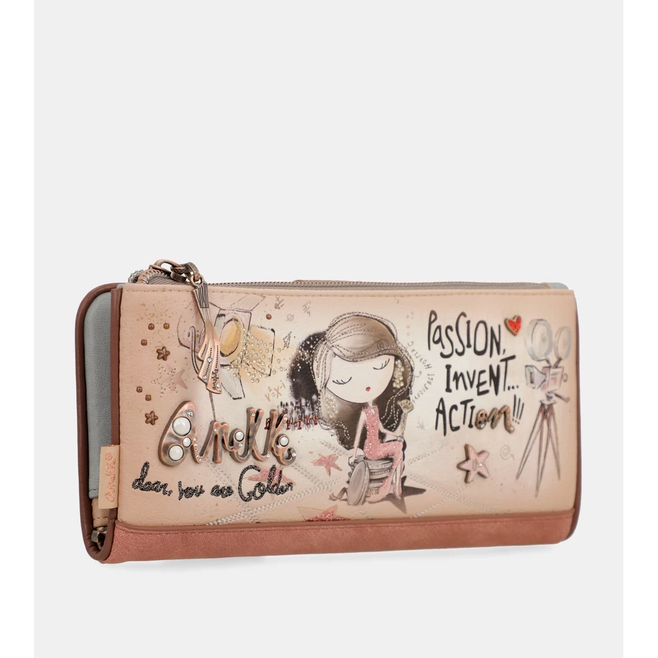 Anekke Hollywood Dompet Rfid Besar Yang Fleksibel