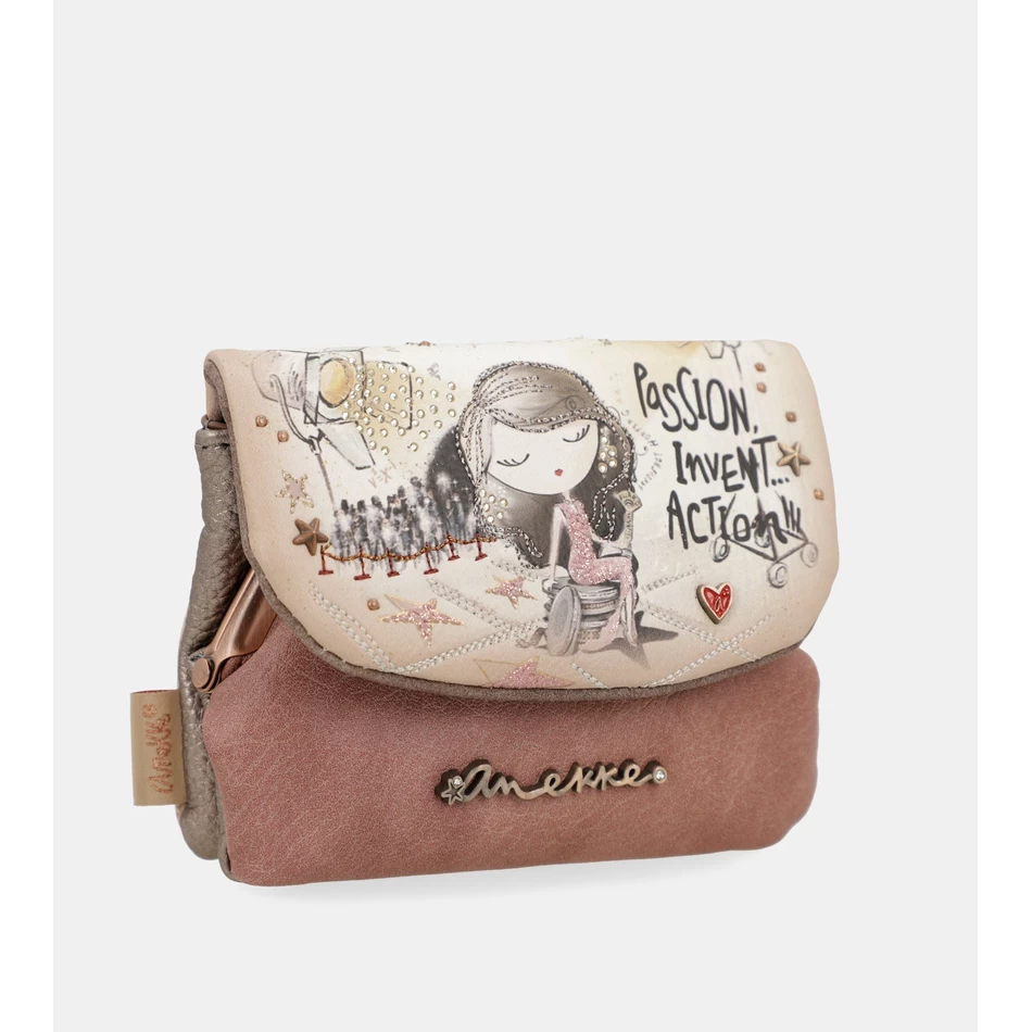 Anekke холивудска чанта за монети с капак