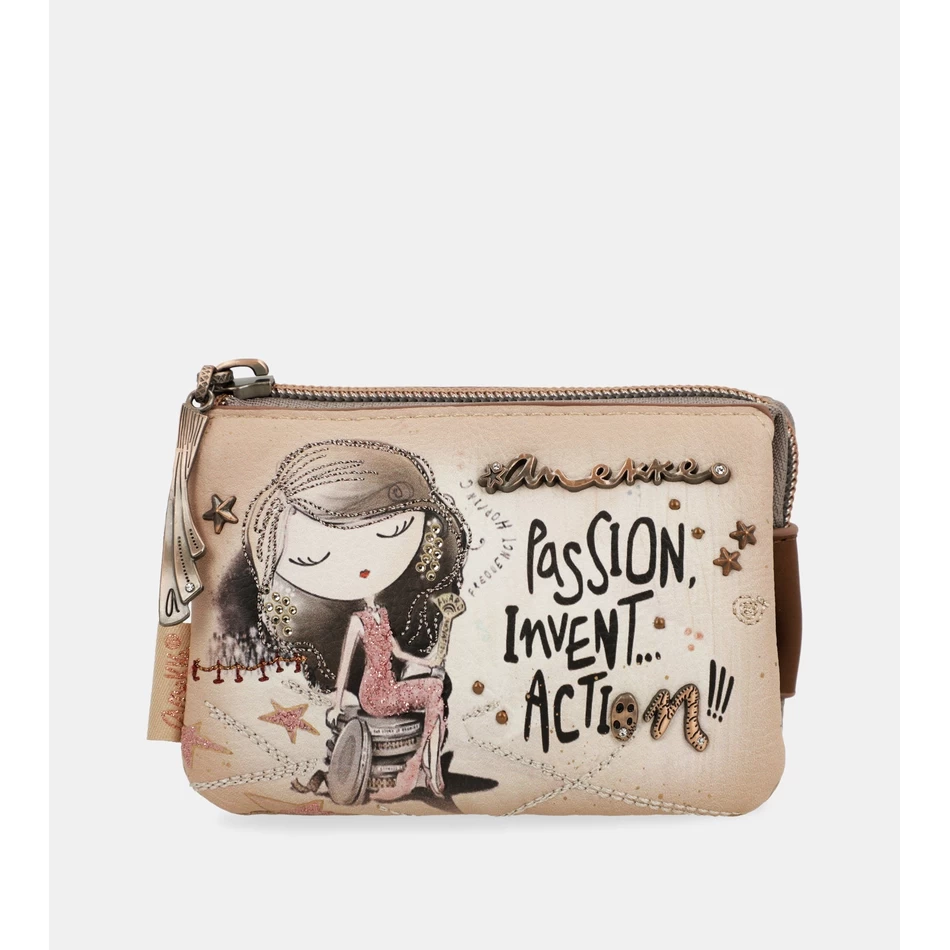 Anekke Hollywood 3-compartment coin purse