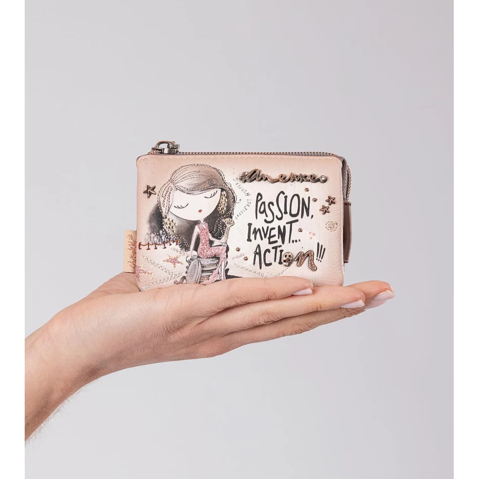 Anekke Hollywood 3-compartment coin purse