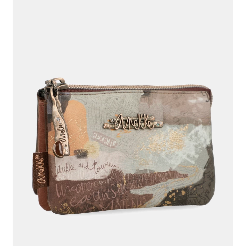 Anekke ārējais 3 Nodalījumu Monētu Maciņš